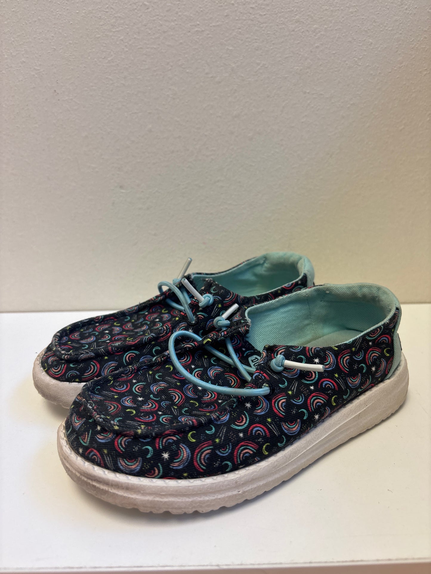 Size 11 Rainbow Hey Dudes