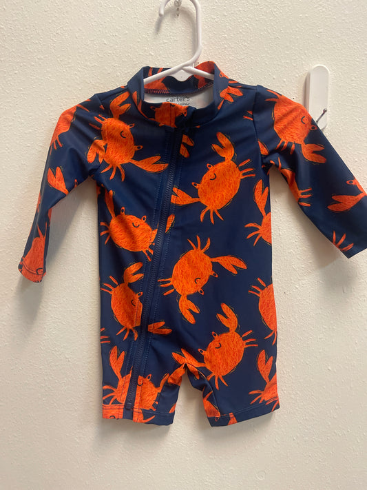 3/6m Carters Crab Rashguard Swim