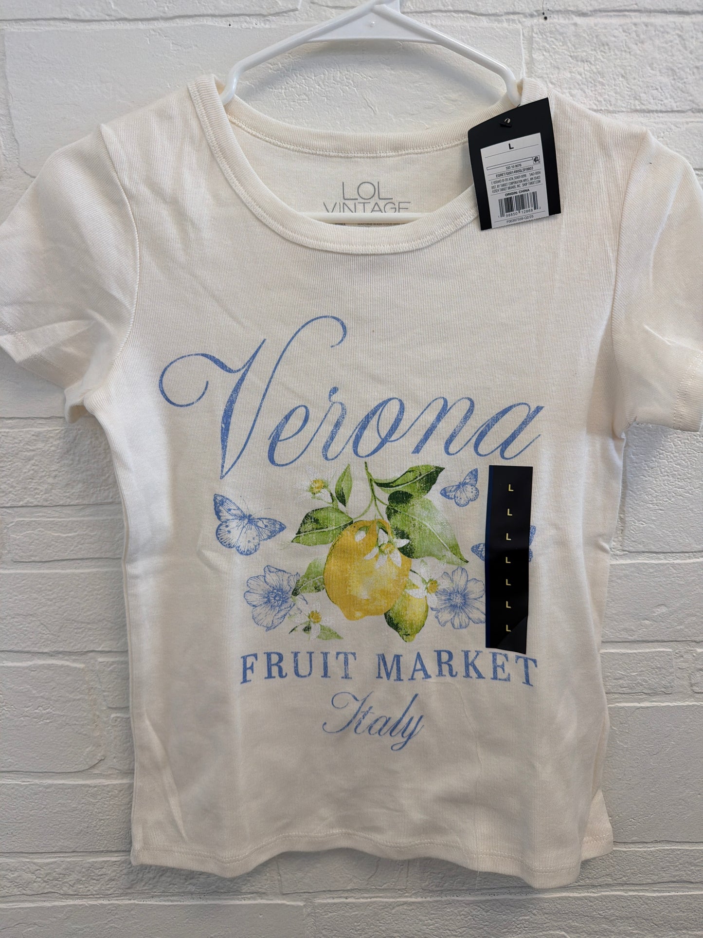 L(10-12) NEW Verona Italy Tee
