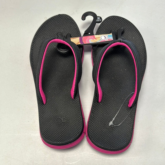 Size 13-1 New Pink Black OP Flip Flops