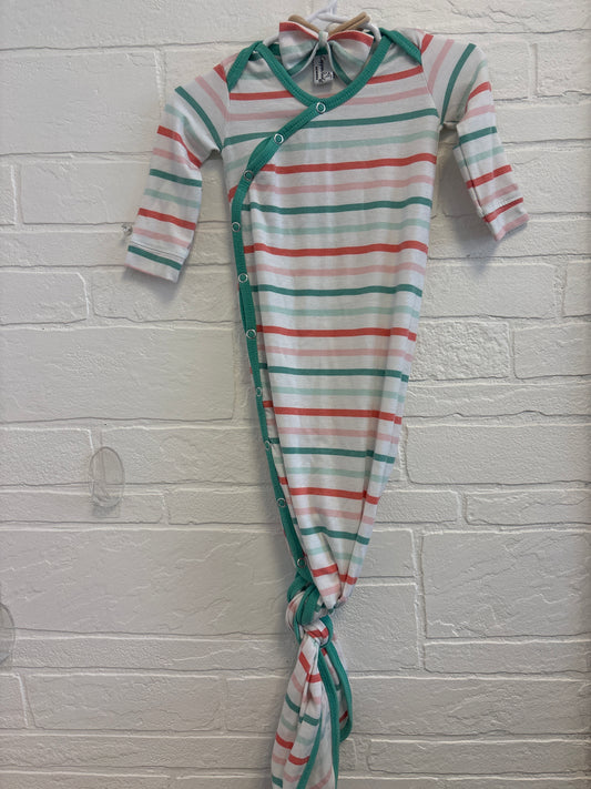 NB Copper Pearl Knotted Gown + Headband