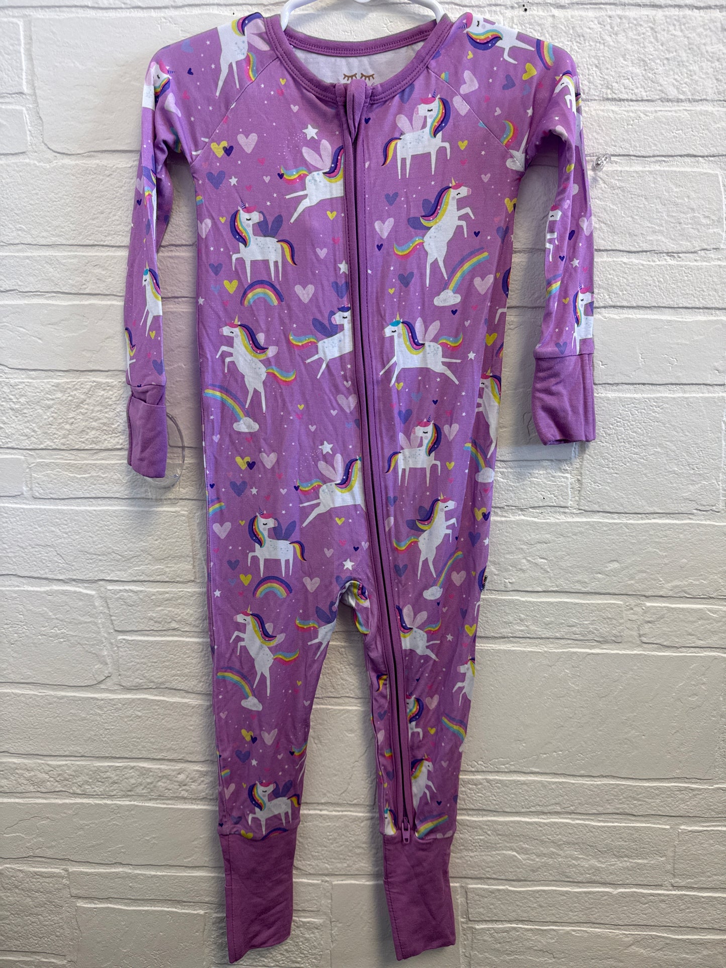 12/18m Little Sleepies Unicorn Bamboo Zippie