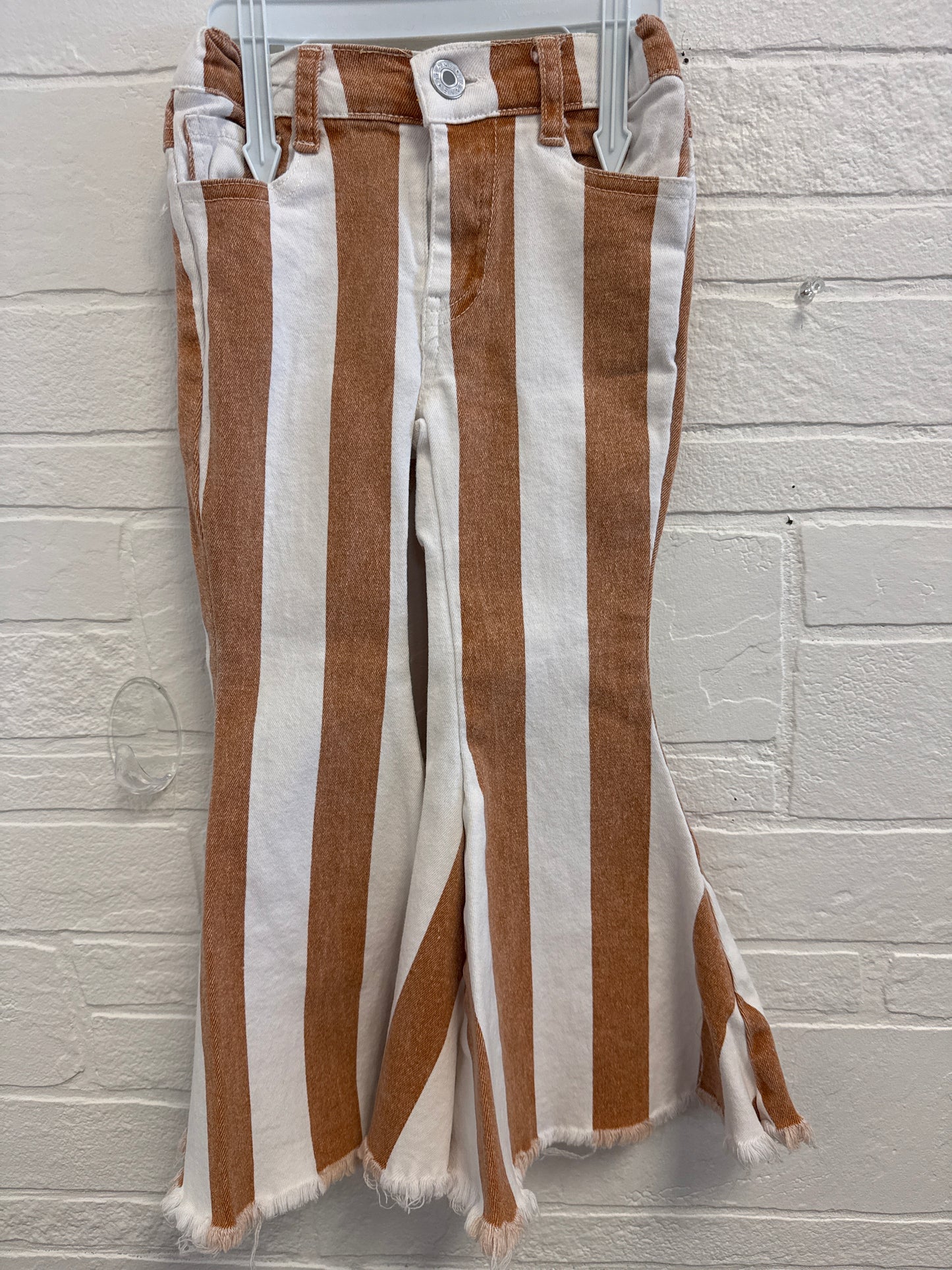 3t Tan+White Striped Bells