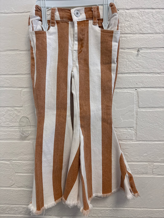 3t Tan+White Striped Bells