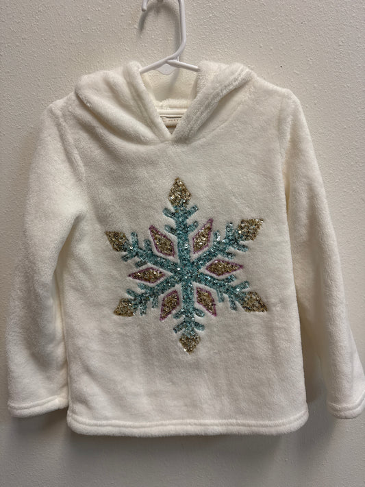 4 Cynthia Rowley Blue Snowflake Hoodie