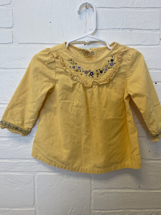 12/18m Gymboree Yellow Corduroy Long Sleeve