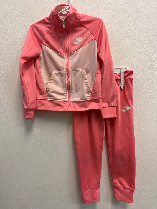 4t Nike Pink Color Block Track Set