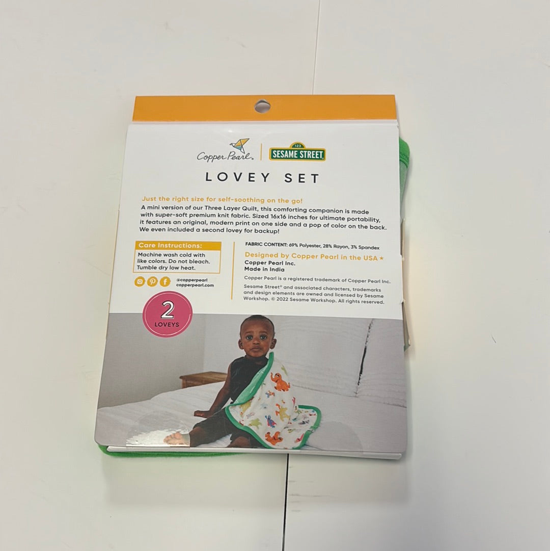 New Sesame Street Copper Pearl Lovey Dandelions Children's Resale