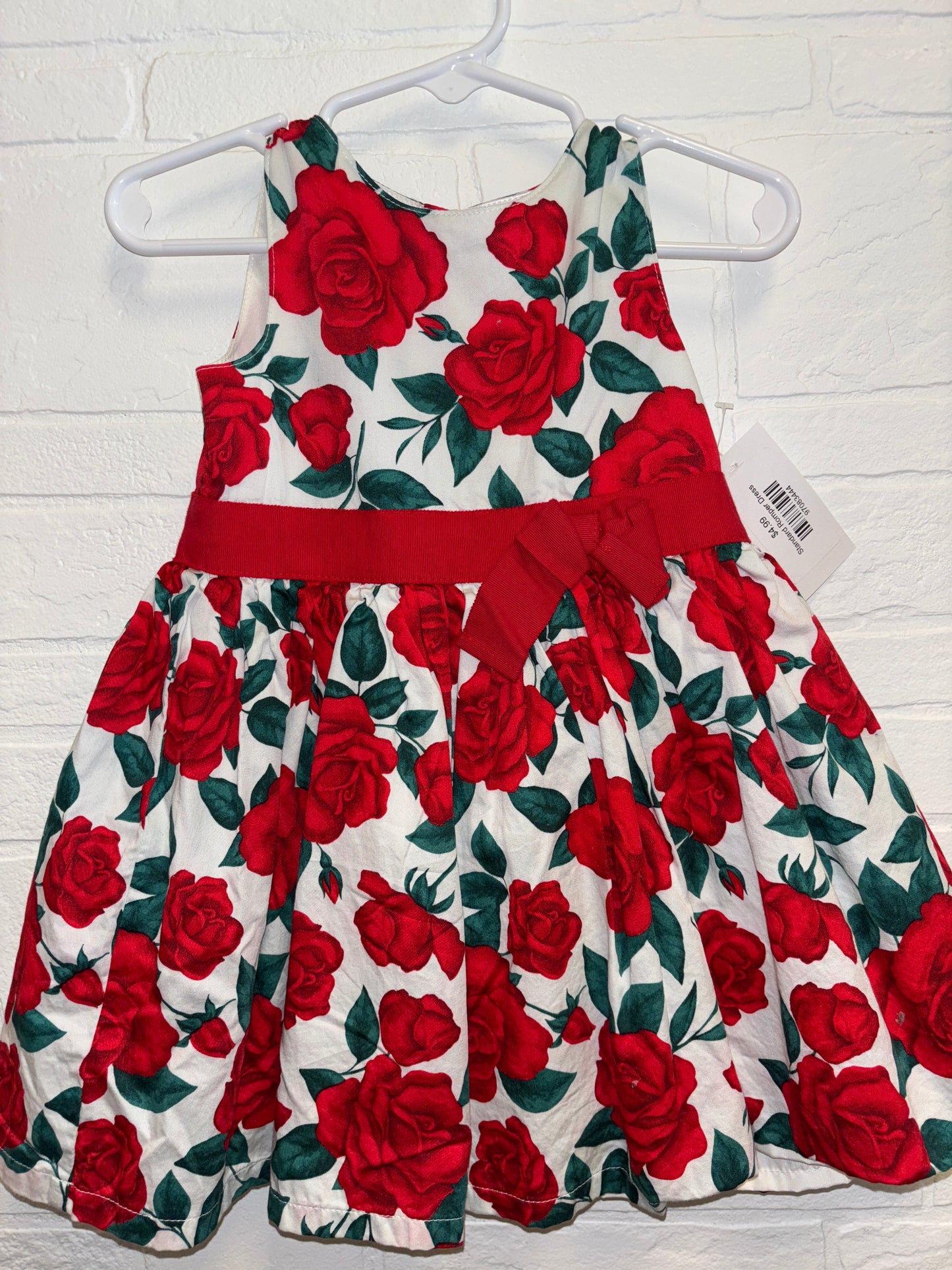 18m Carters White & Rose Dress