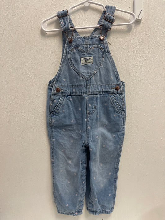 24m Osh Kosh Heart Overall