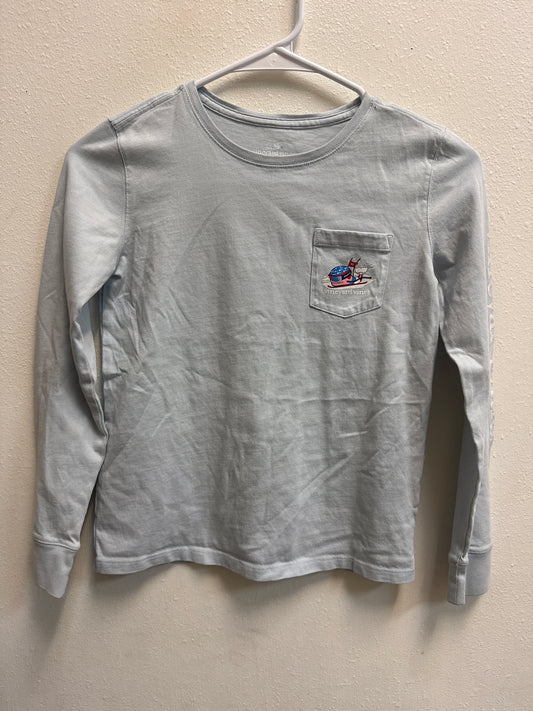 M (10-12) Vineyard Vines Whale Skiing Long Sleeve