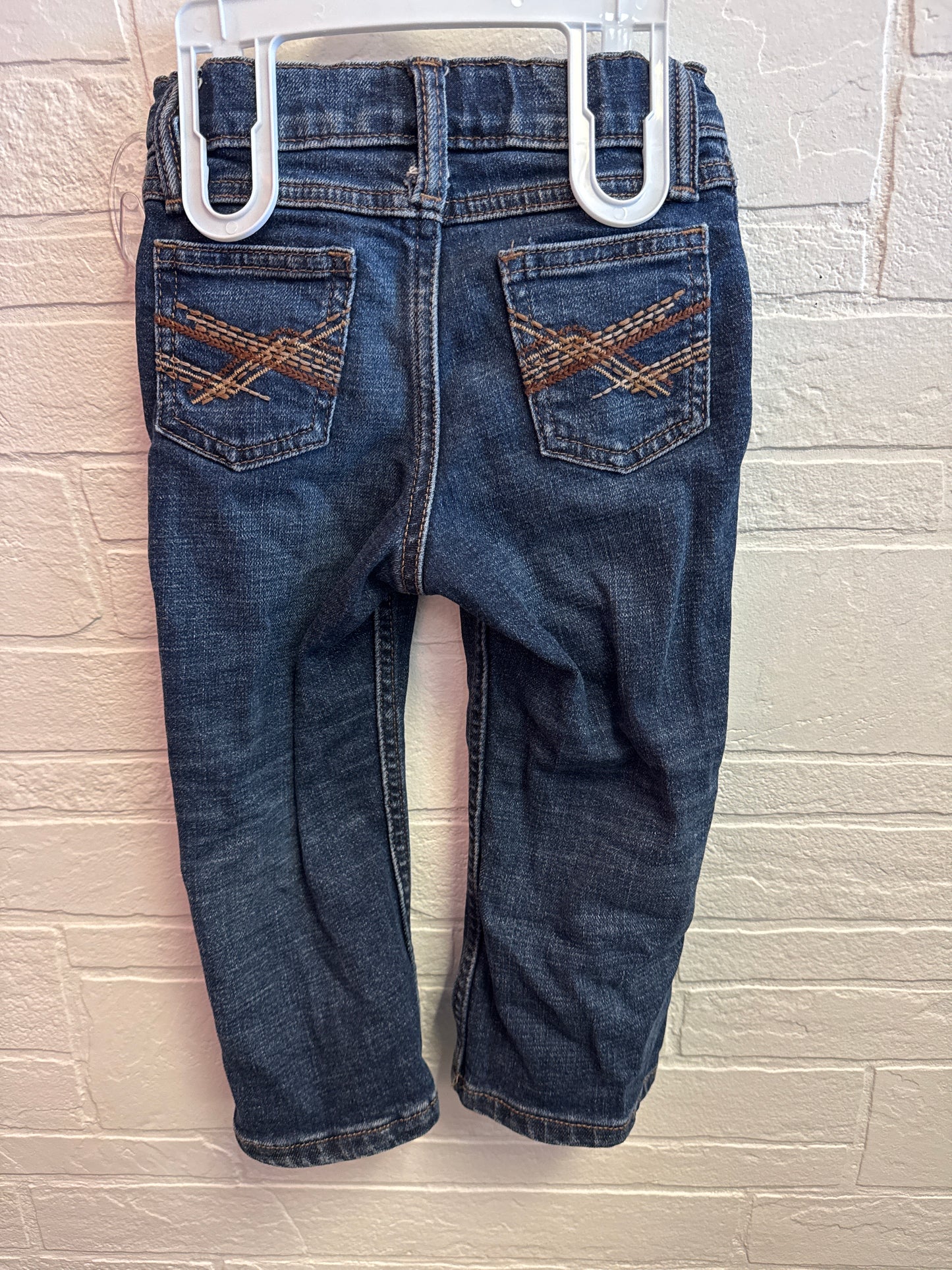 3 Slim Wrangler 20x Embroider Pocket Jeans