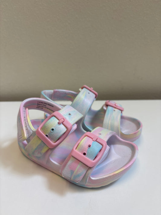 Size 5 Pastel Buckle Sandals