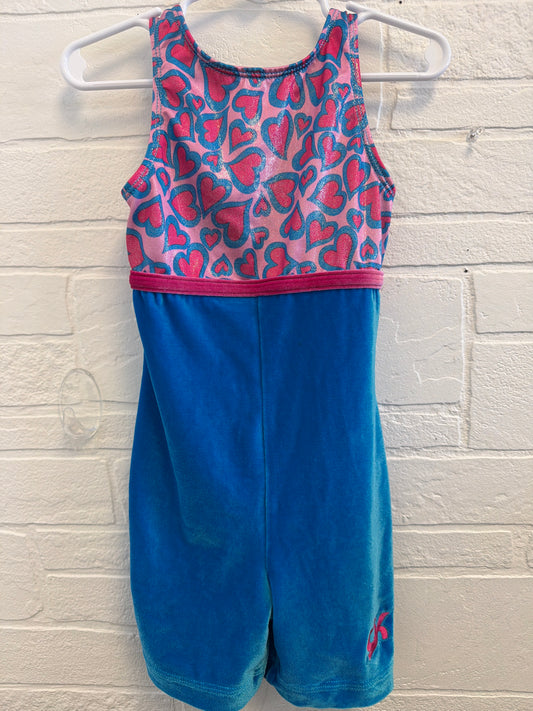 S GK Velvet Hearts Biketard