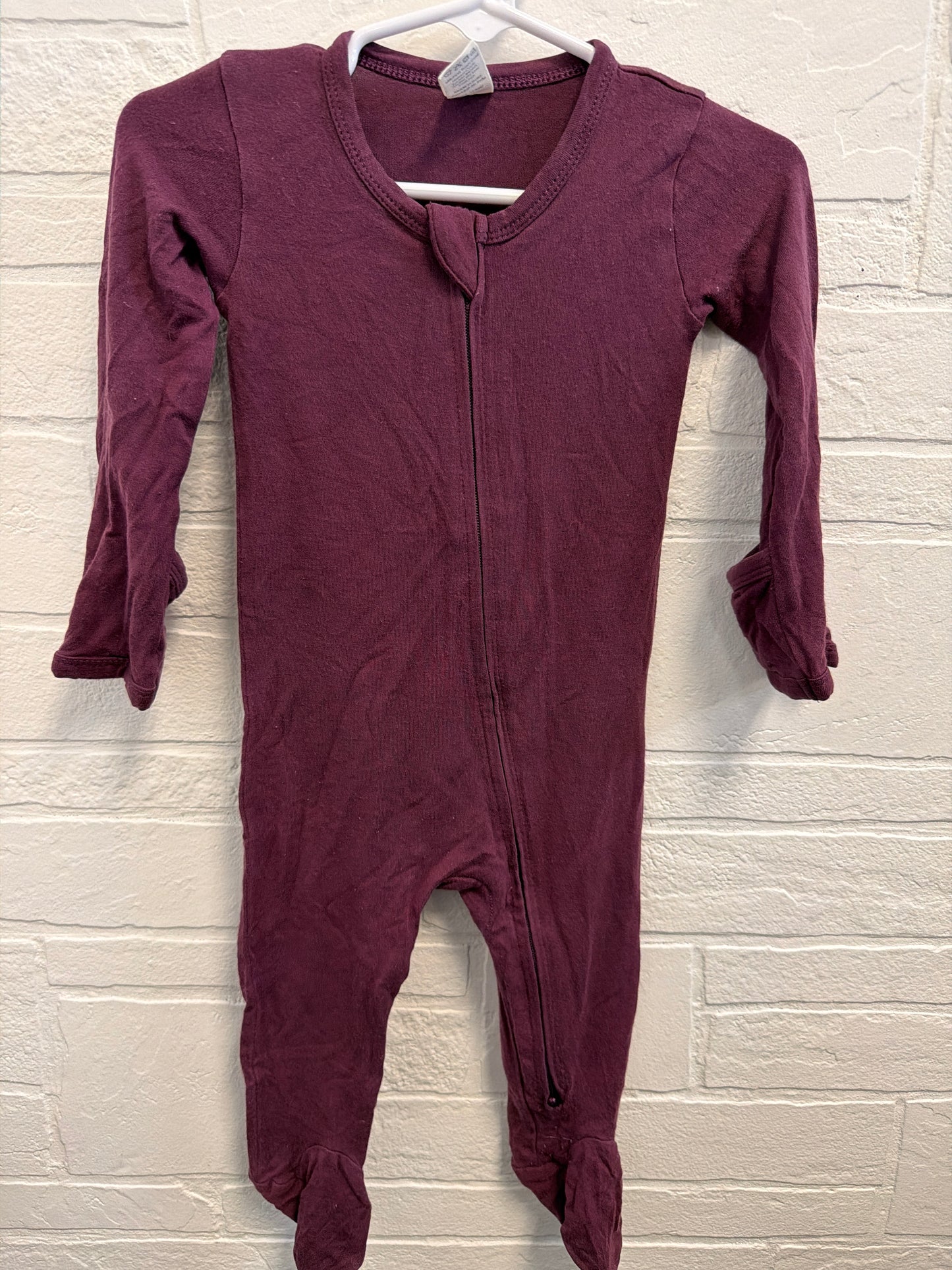 6-9m Kate Quinn Bamboo Maroon Sleeper