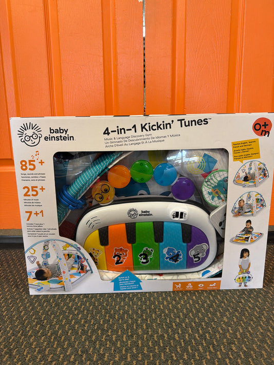 NEW Baby Einstein 4-In-1 Kickin Tunes Play Mat