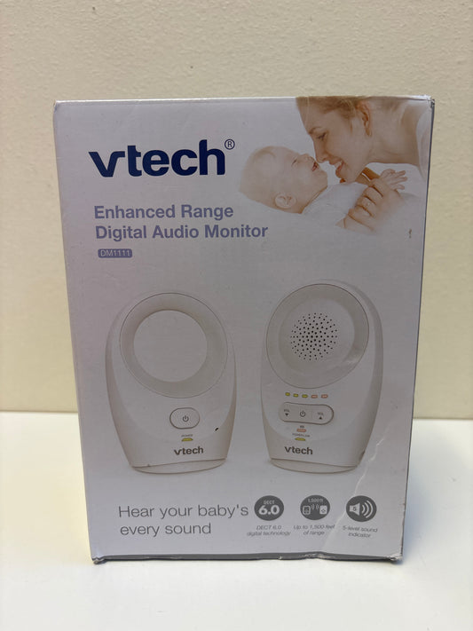 New VTech Enhanced Range Digital Audio Baby Monitor with 1 Parent Unit