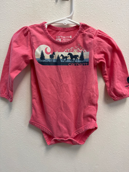 9m Carhartt Pink Horse Onesie