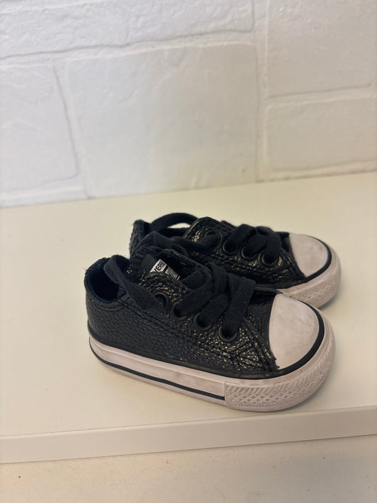 Size 2 Infant Black Converse