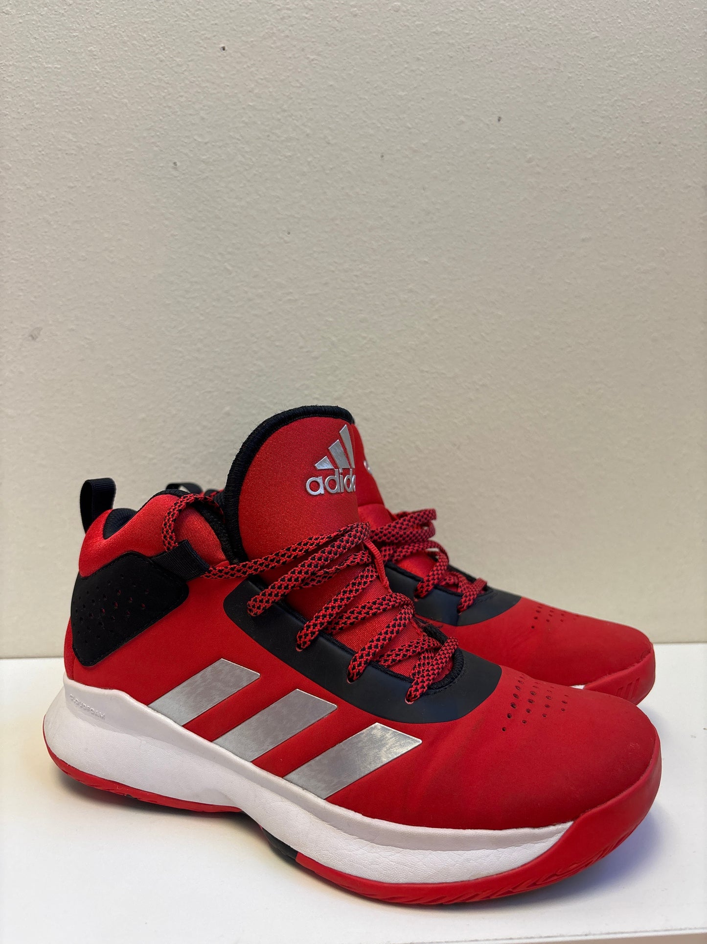 Size 5.5 Big Kids Red Black Adidas