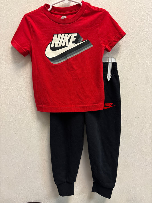 3T Nike Red Tee and Joggers