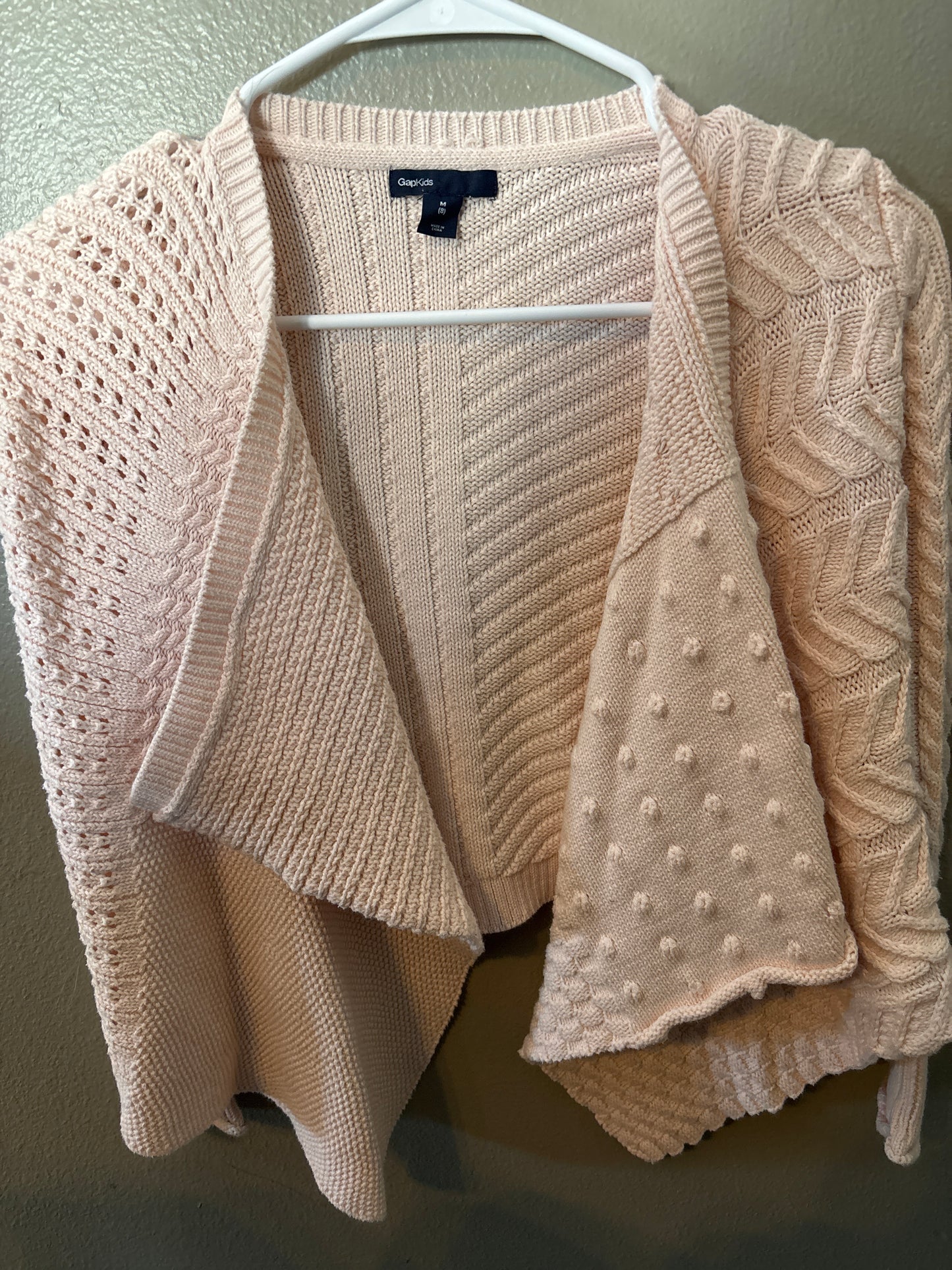 8 Pink Sweater Cardigan