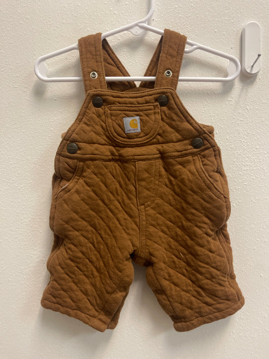 3m Carhartt Brown Quilted Overalls