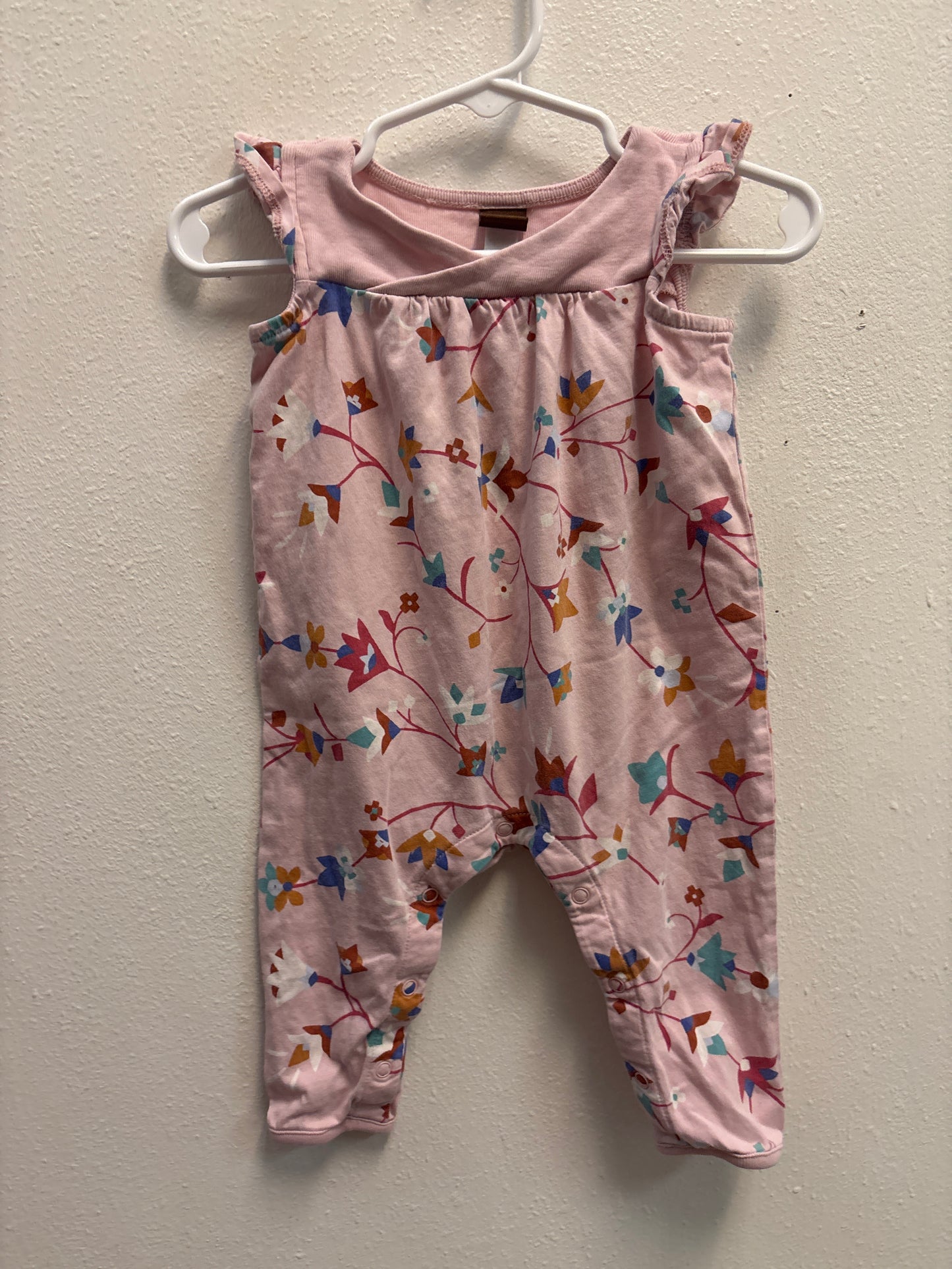 3-6m Tea Pink Romper