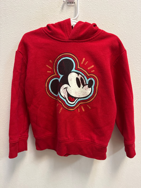 4t Mickey Mouse Red Hoodie