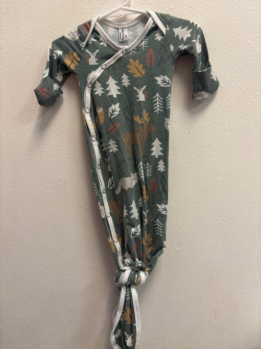 NB Copper Pearl Knotted Gown