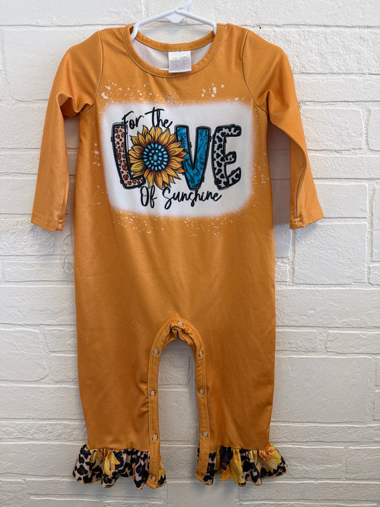 12-18m For The Love Of Sunshine Romper