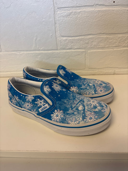 Size 3 Big Kids Vans Snowflake Shoes