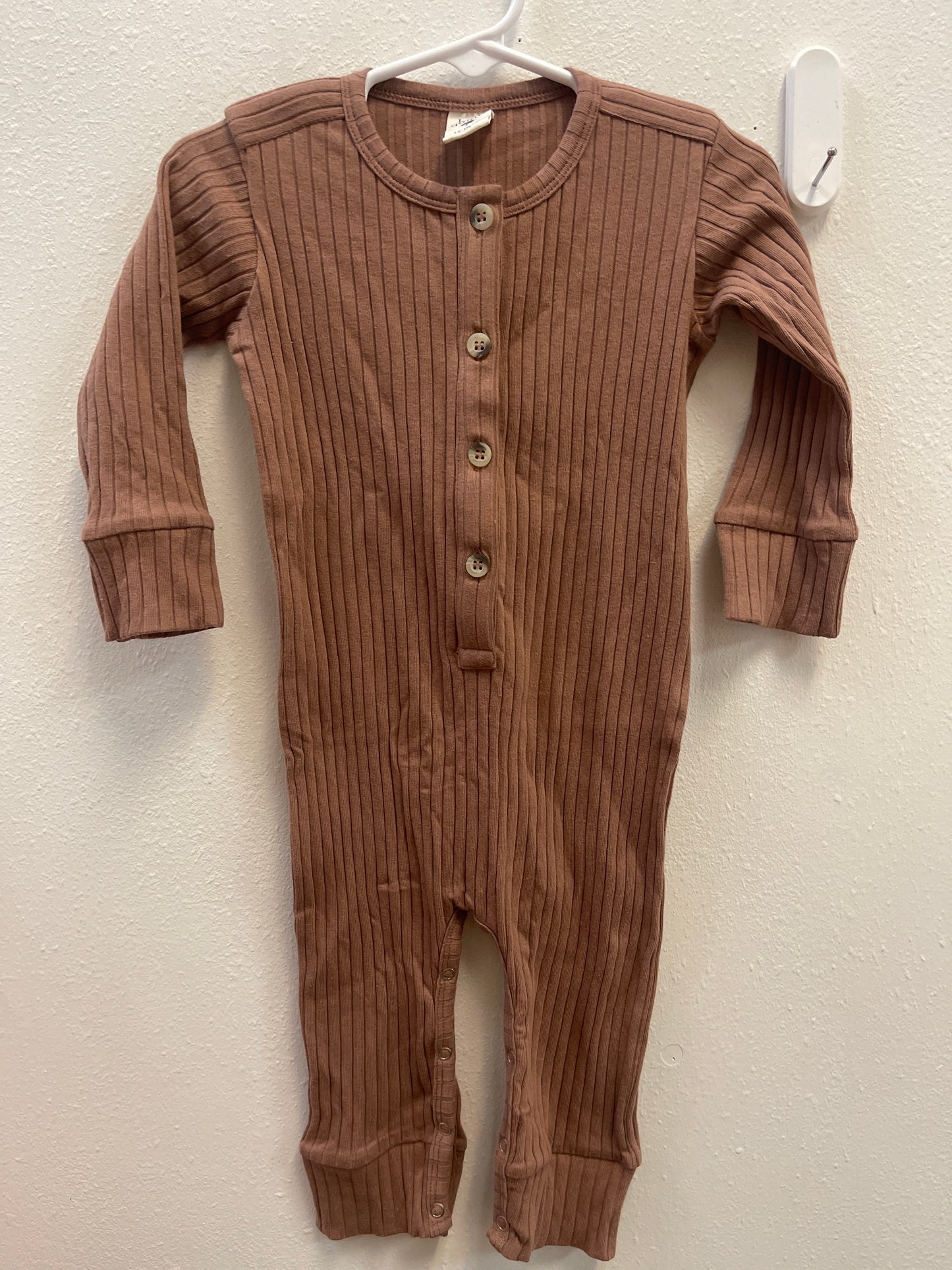 12/18m Kate Quinn Brown Ribbed Romper