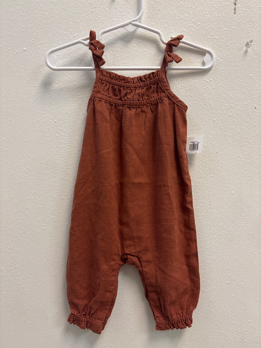 3-6m New Rust Romper