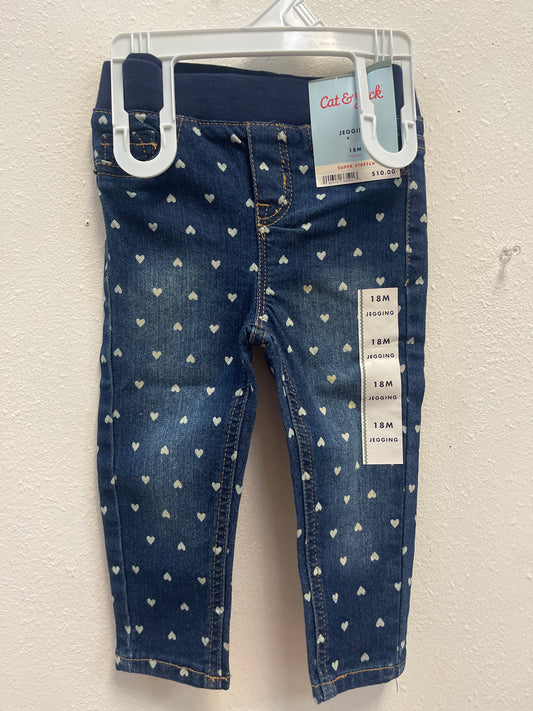 18m NWT Cat & Jack Heart Jegging