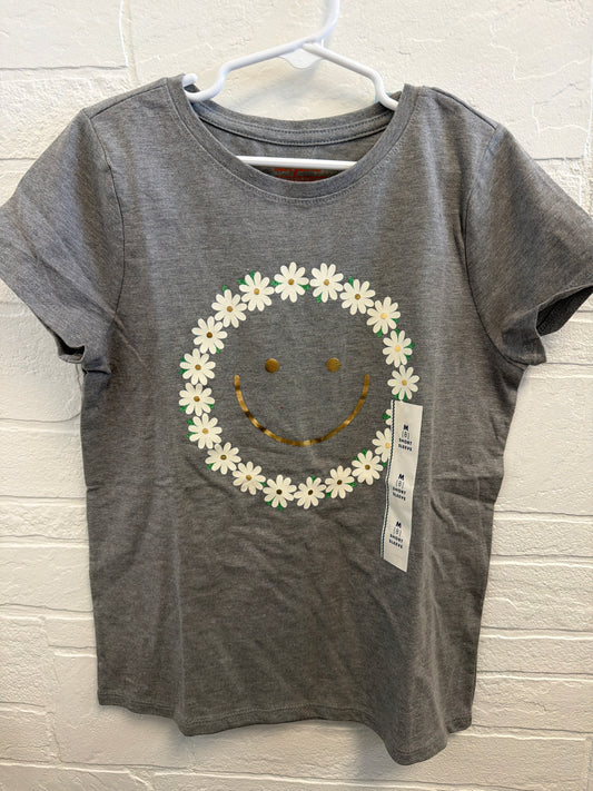 M(8) NEW Flower Smiley Face Tee