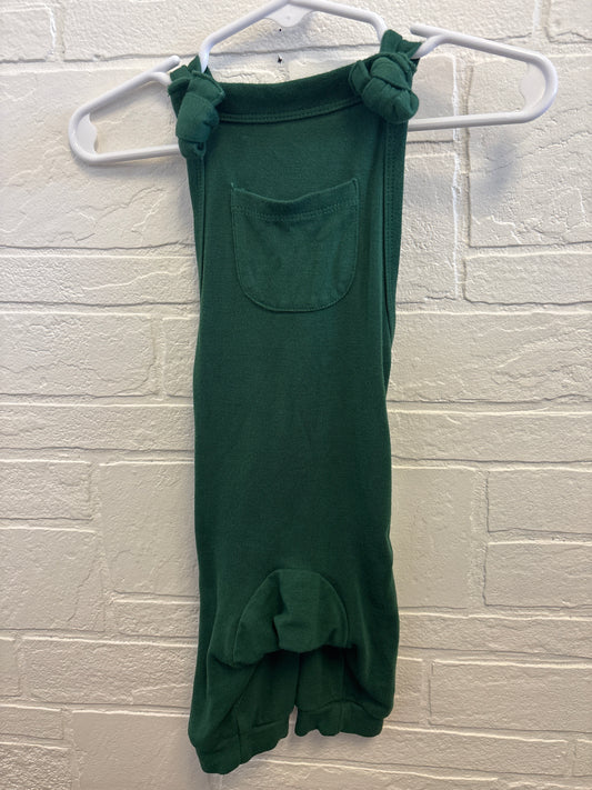 3-6m Kyte Bamboo Green Pocket Romper