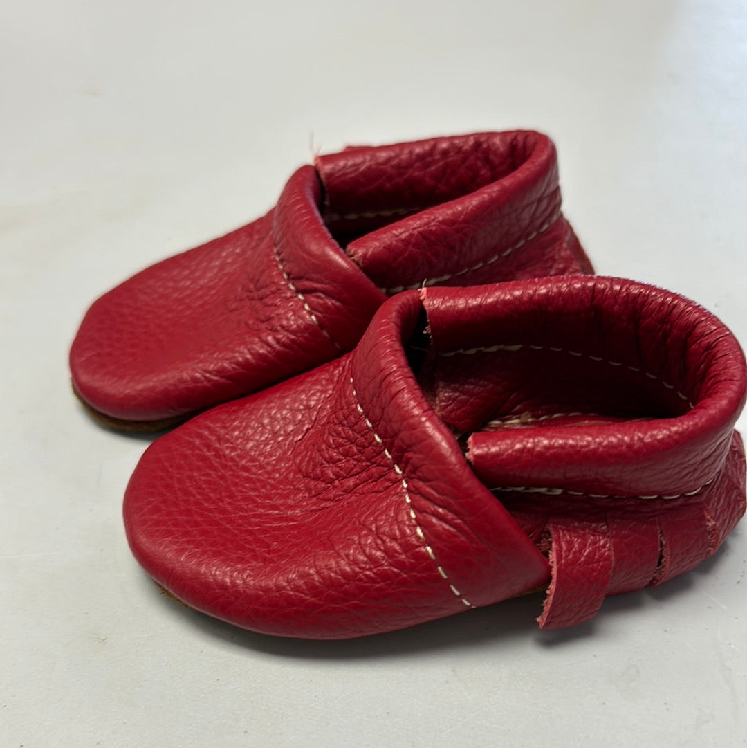 Size 2 Red Moccasins