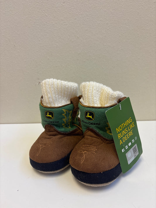 6-12m New John Deere Slipper Boots