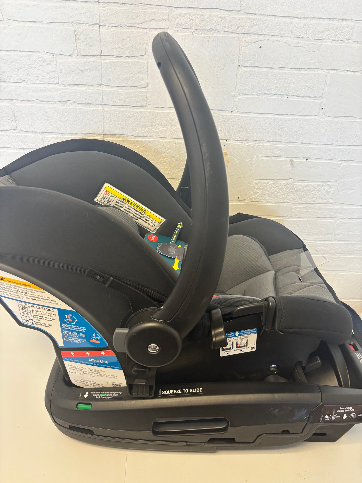 Safety 1st onBoard Slide Infant Car Seat featuring SafetySlide Base