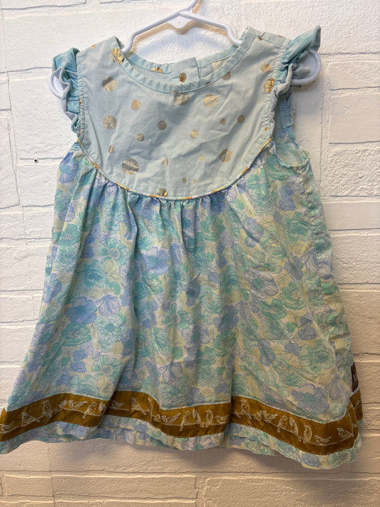 4 Matilda Jane Blue Floral Dress