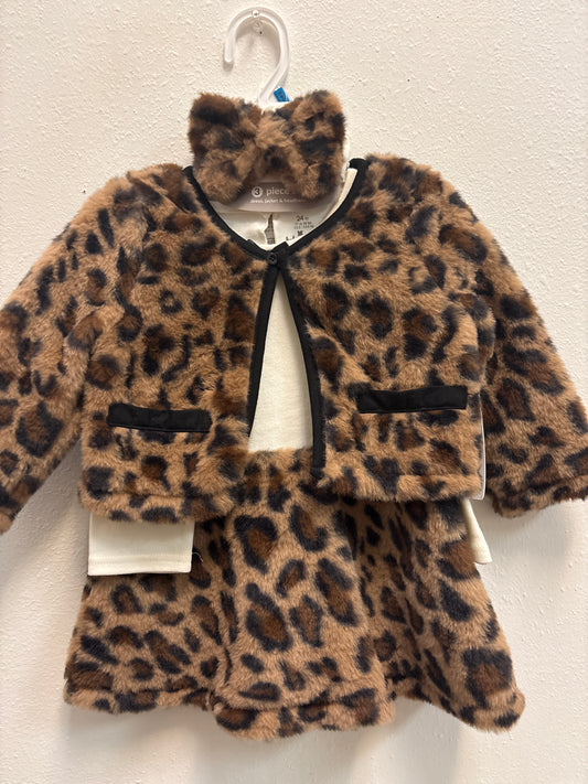 24m New Fur Dress and Jacket