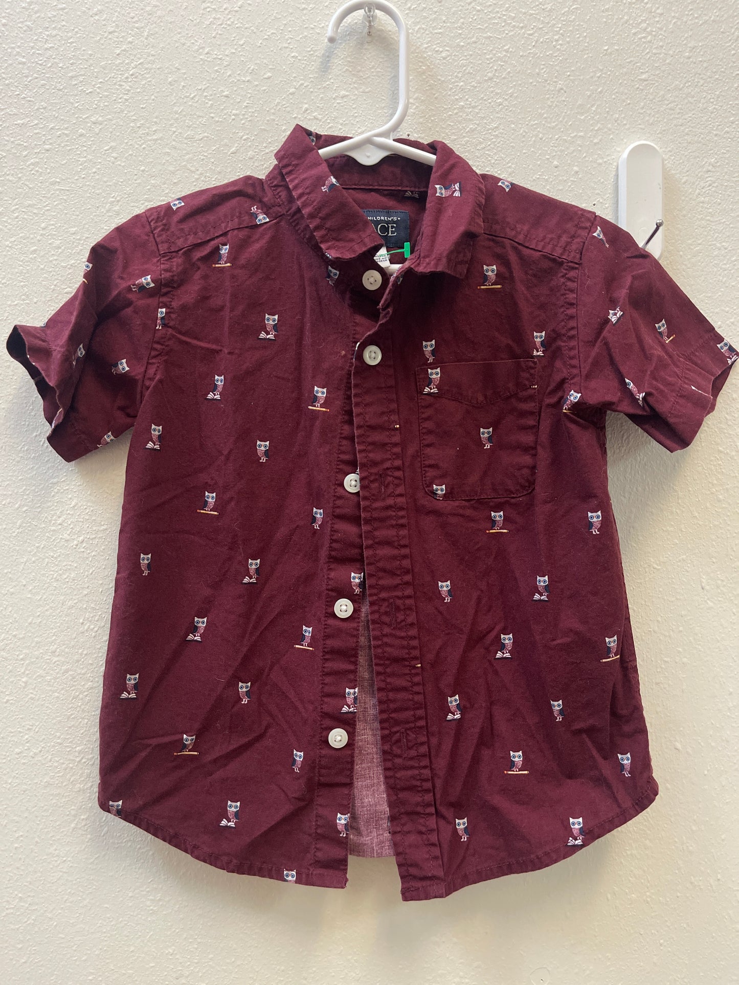 3t Children’s Place Owl Button Down