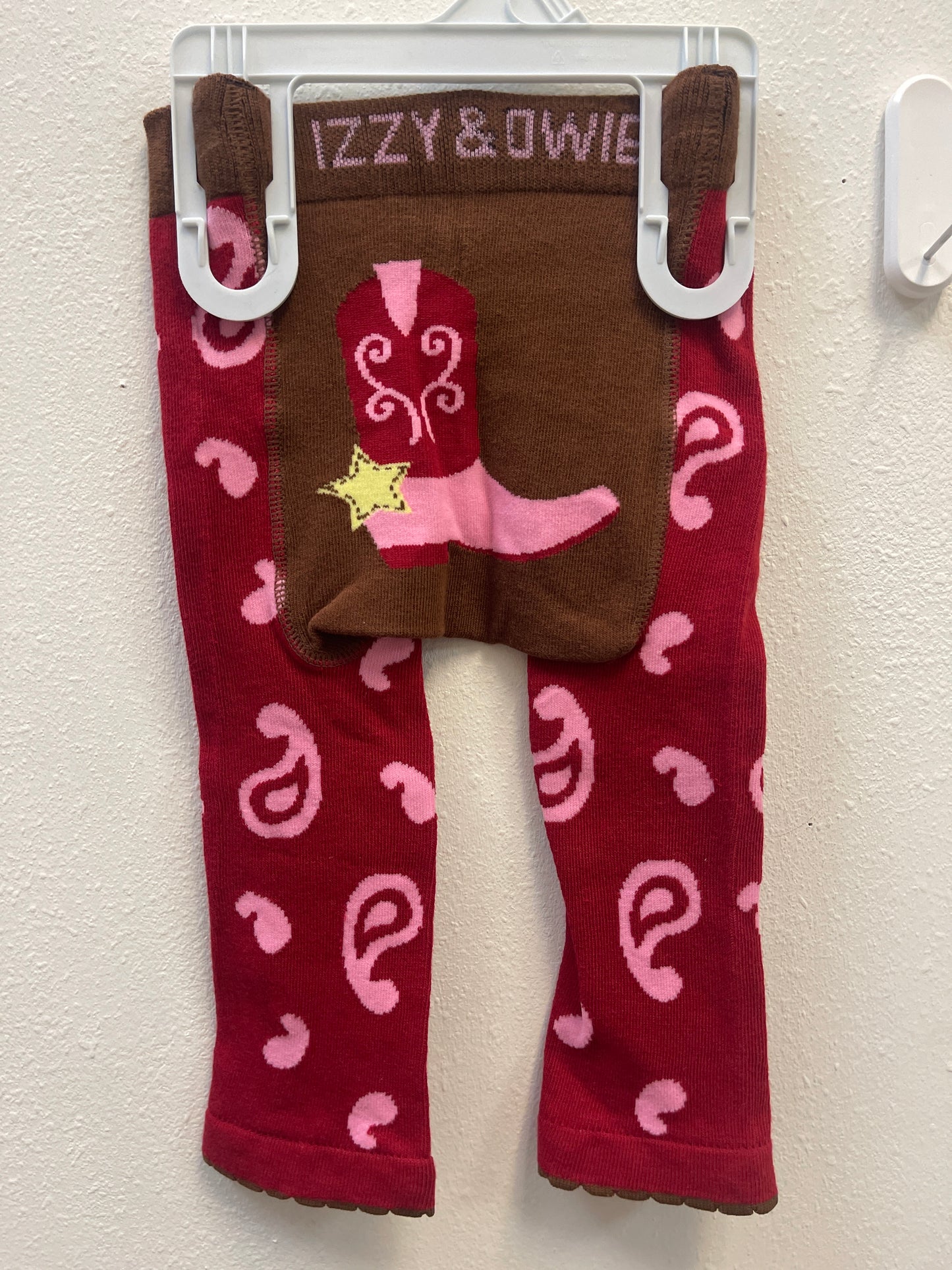 6/12m NEW Izzy & Owie Boot Knit Legging