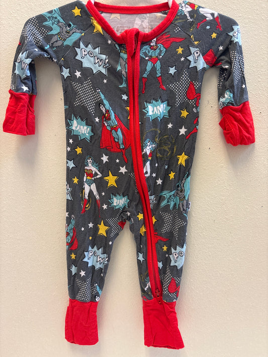 NB Little Sleepies Marvel Print
