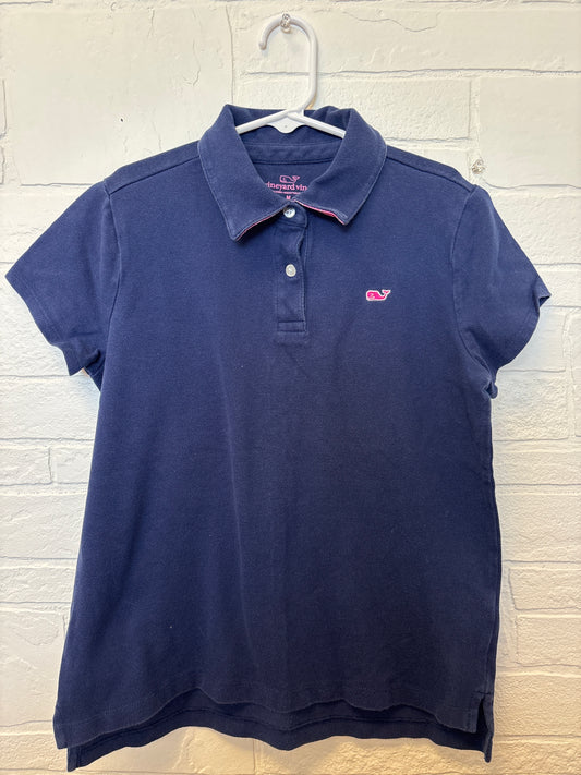 8-10 M Vineyard Vines Navy Polo