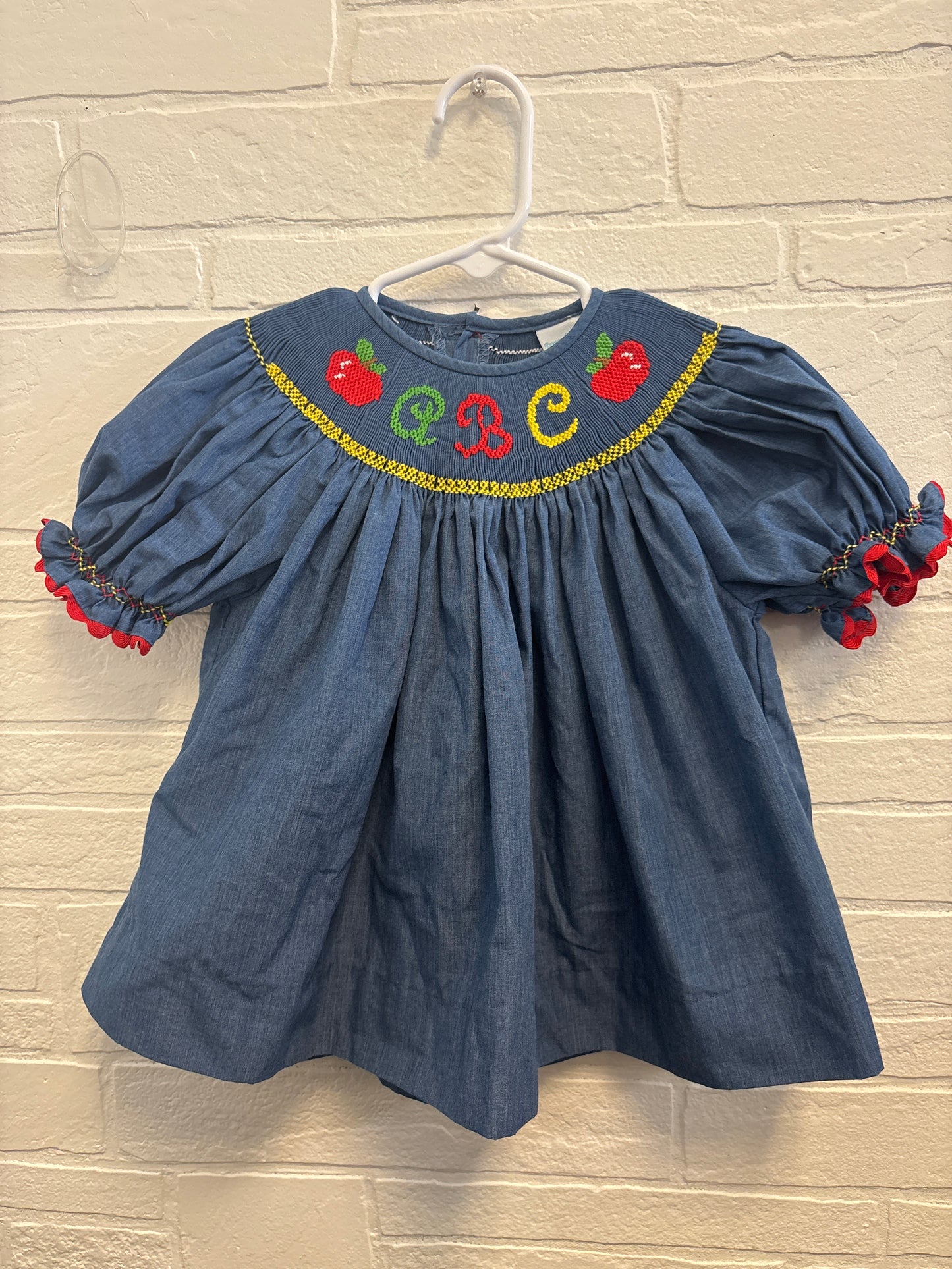 2T Smocked ABC Dress
