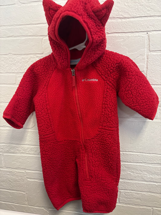 0-3m Red Columbia Snowsuit