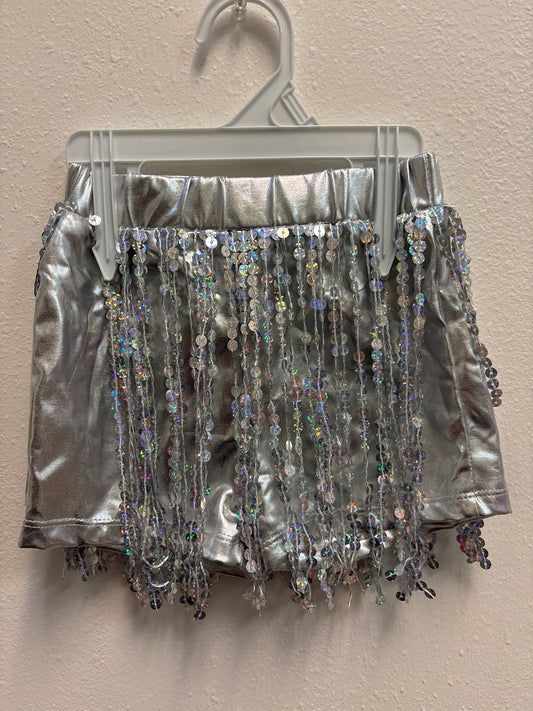 2T New Baileys Blossoms Silver Shorts