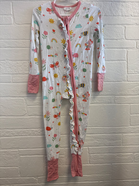 18-24m Angel Dear Bamboo Flowers + Butterflies Zippie
